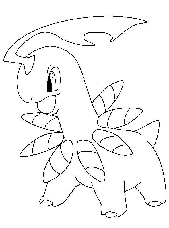 Plansa de colorat cu Pokemon 60 57